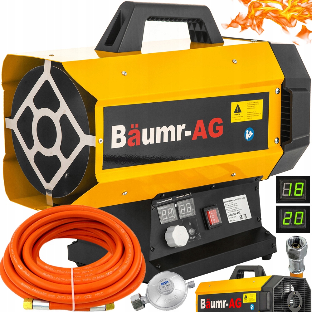 Plynový ohrievač Baumr-Ag 25 kW